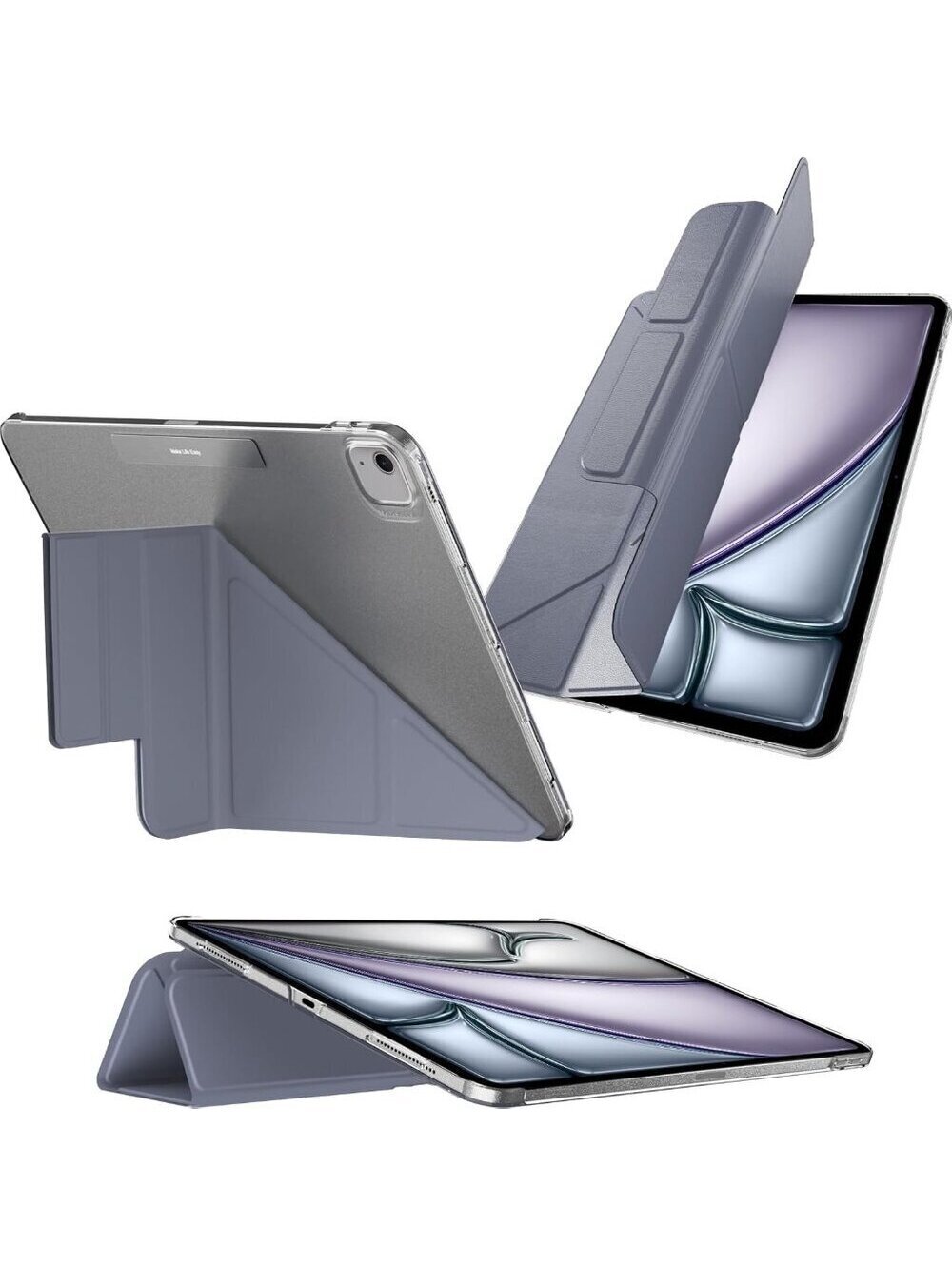 *NEW* MAGEASY Folio Case for 2025 M3 & 2024 M2 iPad Air 11" Facet Alaskan Blue